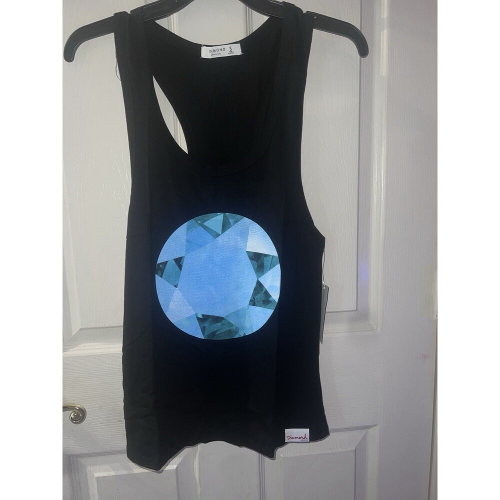DIAMOND SUPPLY CO MENS TANK TOP SIZE SMALL (BLK) NWT